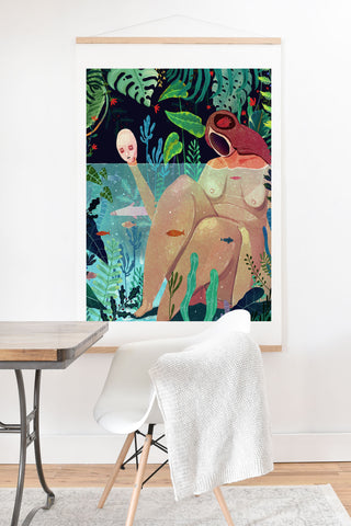Francisco Fonseca naked underwater Art Print And Hanger