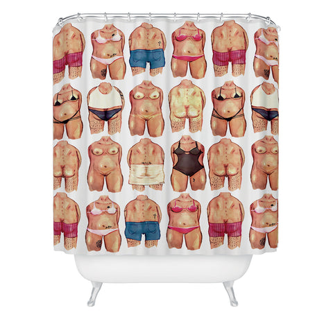 Francisco Fonseca Ready for Summer Shower Curtain