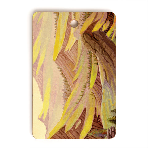 Francisco Fonseca smooth mountains Cutting Board Rectangle