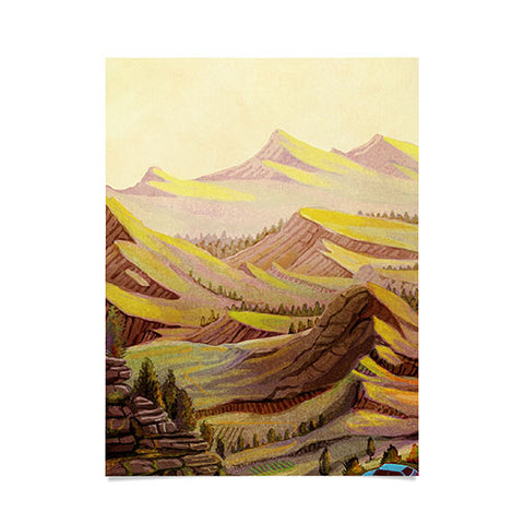 Francisco Fonseca smooth mountains Poster