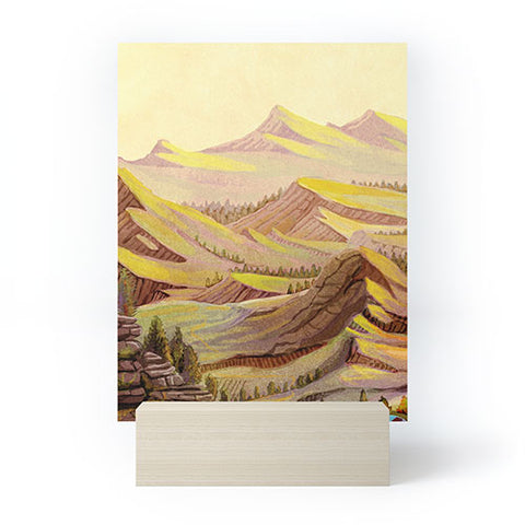 Francisco Fonseca smooth mountains Mini Art Print