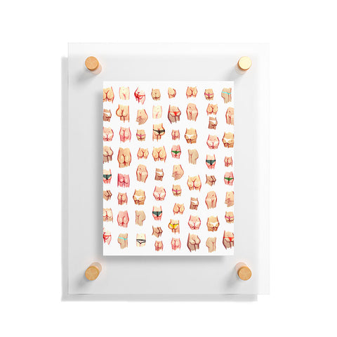 Francisco Fonseca summer butts Floating Acrylic Print