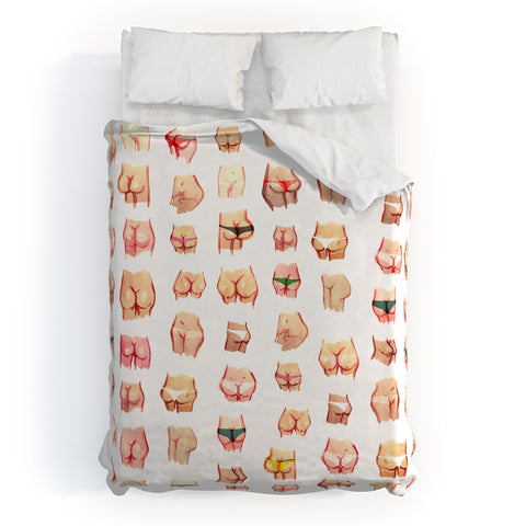 Francisco Fonseca summer butts Duvet Cover