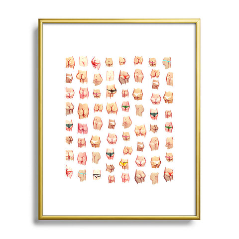 Francisco Fonseca summer butts Metal Framed Art Print