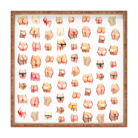 Francisco Fonseca summer butts Square Tray