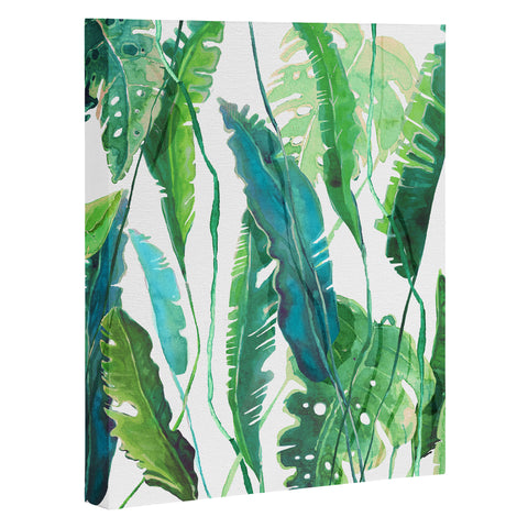 Francisco Fonseca vertical leaves Art Canvas