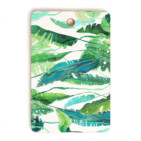 Francisco Fonseca vertical leaves Cutting Board Rectangle