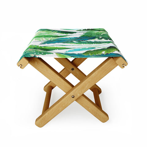 Francisco Fonseca vertical leaves Folding Stool