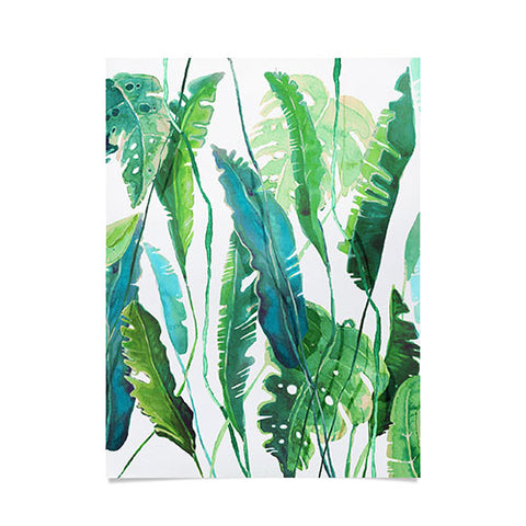 Francisco Fonseca vertical leaves Poster