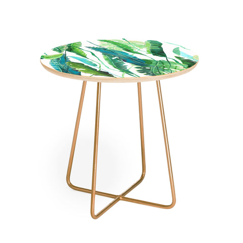 Francisco Fonseca vertical leaves Round Side Table