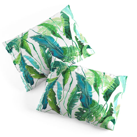 Francisco Fonseca vertical leaves Pillow Shams