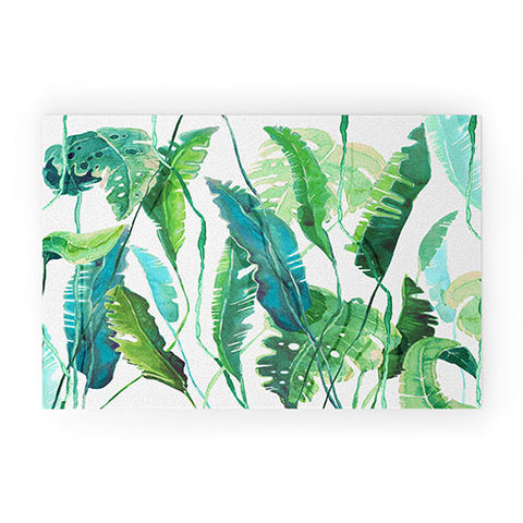 Francisco Fonseca vertical leaves Welcome Mat