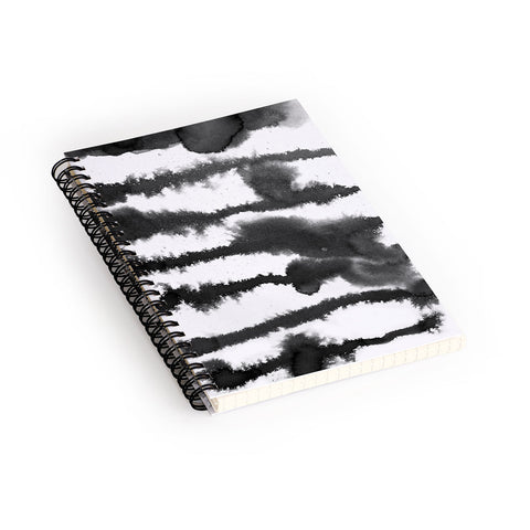 Francisco Fonseca watercolor black lines Spiral Notebook