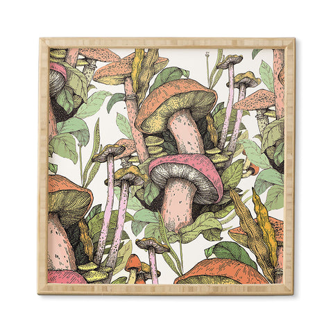 Francisco Fonseca wild Mushrooms Framed Wall Art