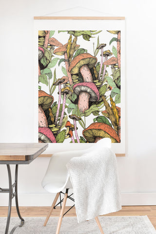 Francisco Fonseca wild Mushrooms Art Print And Hanger
