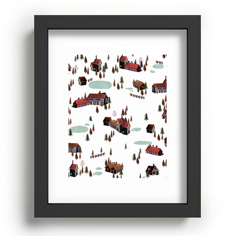 Francisco Fonseca winter village Recessed Framing Rectangle