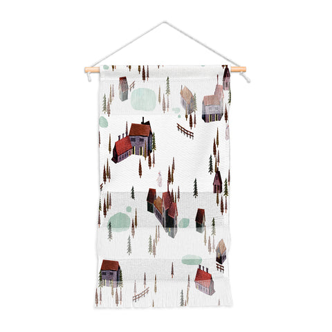 Francisco Fonseca winter village Wall Hanging Portrait