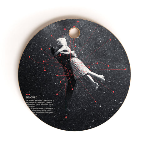 Frank Moth Beloved Cutting Board Round