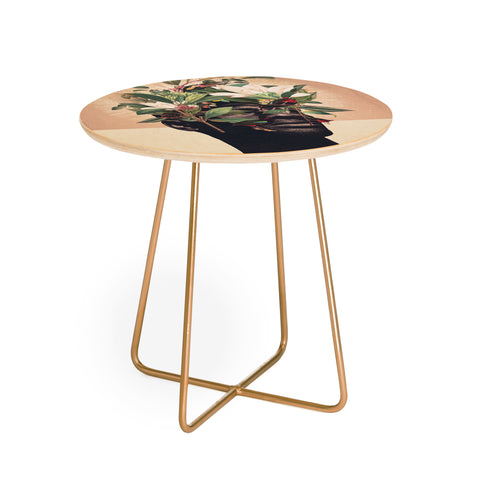 Frank Moth Birds Are My Real Origin Round Side Table