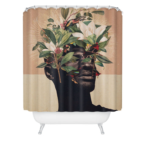 Frank Moth Birds Are My Real Origin Shower Curtain