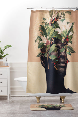 Frank Moth Birds Are My Real Origin Shower Curtain And Mat