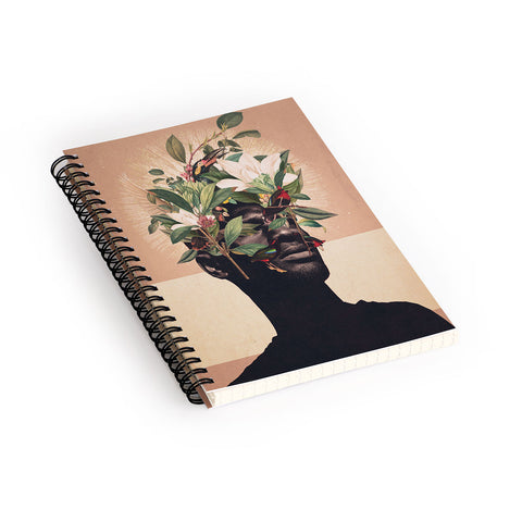 Frank Moth Birds Are My Real Origin Spiral Notebook