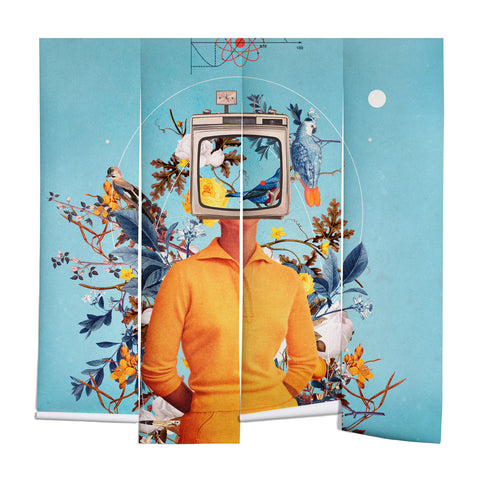 Frank Moth Dont Feed the Monitors with you Wall Mural