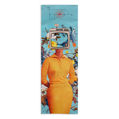 Frank Moth Dont Feed the Monitors with you Yoga Towel