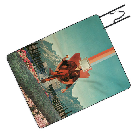 Frank Moth Enemy Picnic Blanket