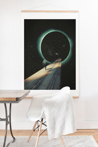 Frank Moth Escaping Into The Void Art Print And Hanger