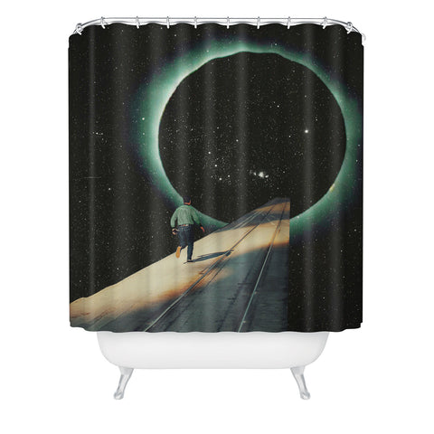 Frank Moth Escaping Into The Void Shower Curtain