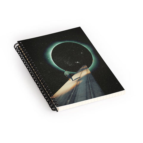 Frank Moth Escaping Into The Void Spiral Notebook
