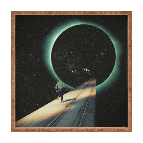 Frank Moth Escaping Into The Void Square Tray