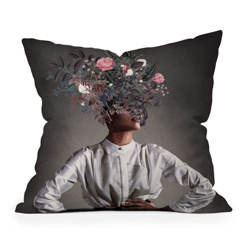 Frank Moth Eternal Grace Of Understanding Outdoor Throw Pillow