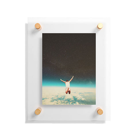 Frank Moth Falling with a Hidden Smile Floating Acrylic Print