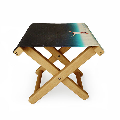 Frank Moth Falling with a Hidden Smile Folding Stool