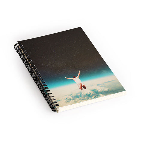 Frank Moth Falling with a Hidden Smile Spiral Notebook