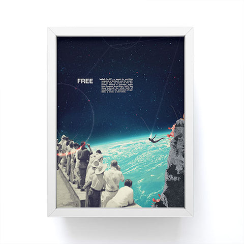 Frank Moth Free by Frank Moth Framed Mini Art Print