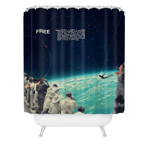 Frank Moth Free by Frank Moth Shower Curtain