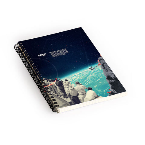 Frank Moth Free by Frank Moth Spiral Notebook