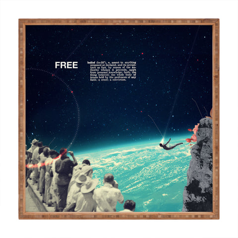 Frank Moth Free by Frank Moth Square Tray