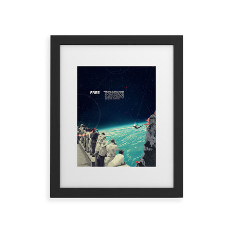 Frank Moth Free by Frank Moth Framed Art Print