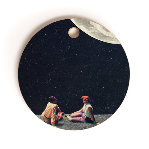 Frank Moth I Gave You the Moon Cutting Board Round