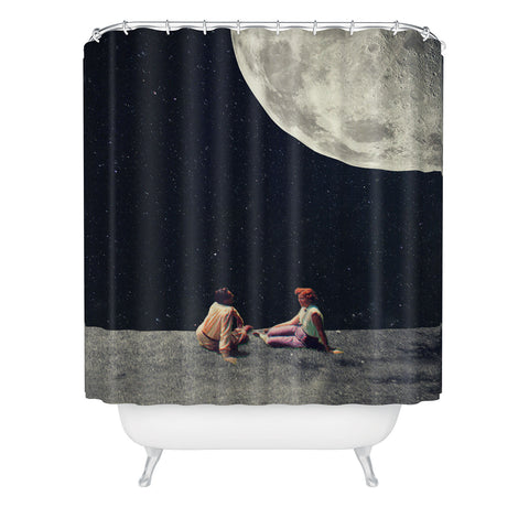 Frank Moth I Gave You the Moon Shower Curtain