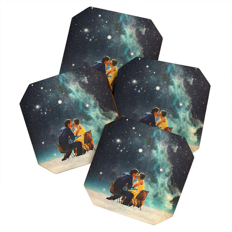 Frank Moth Ill Take you to the Stars for Coaster Set