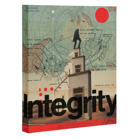 Frank Moth Integrity Art Canvas