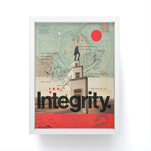 Frank Moth Integrity Framed Mini Art Print