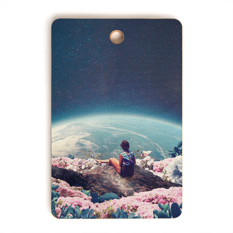 Frank Moth My World Blossomed Cutting Board Rectangle