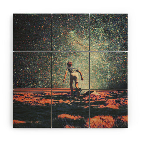 Frank Moth Nostalgia Frank Moth Wood Wall Mural