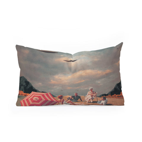 Frank Moth Pretend They Never Came Oblong Throw Pillow